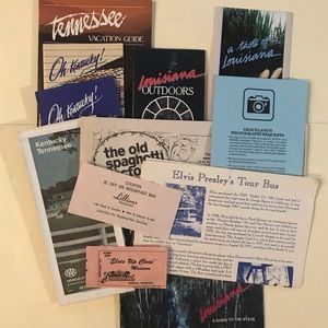 VINTAGE 1990s U.S. Travel Pamphlets